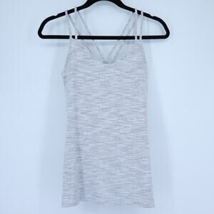 LULULEMON Create Calm Tank Top Gray Space Nimbus Battleship Active Women's 6
